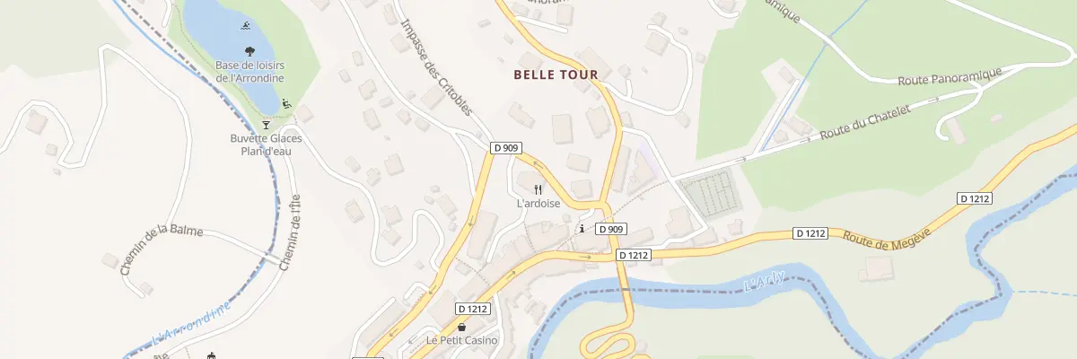 Plan du 63B Av du Lac à Flumet