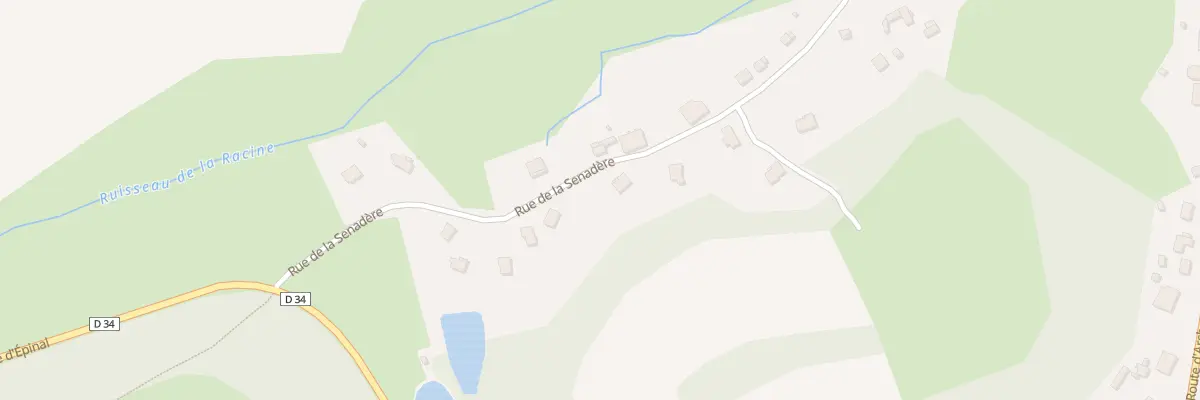 Plan du 15 Rue de la Senadère à Raon-aux-Bois