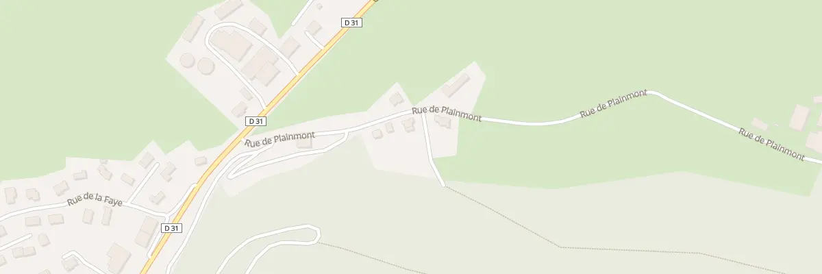 Plan du 6 Rue de Plainmont à La Sommette