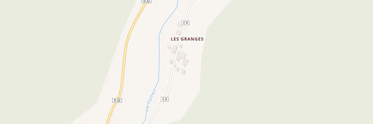 Plan du 1097 Rte des Granges à Bellevaux