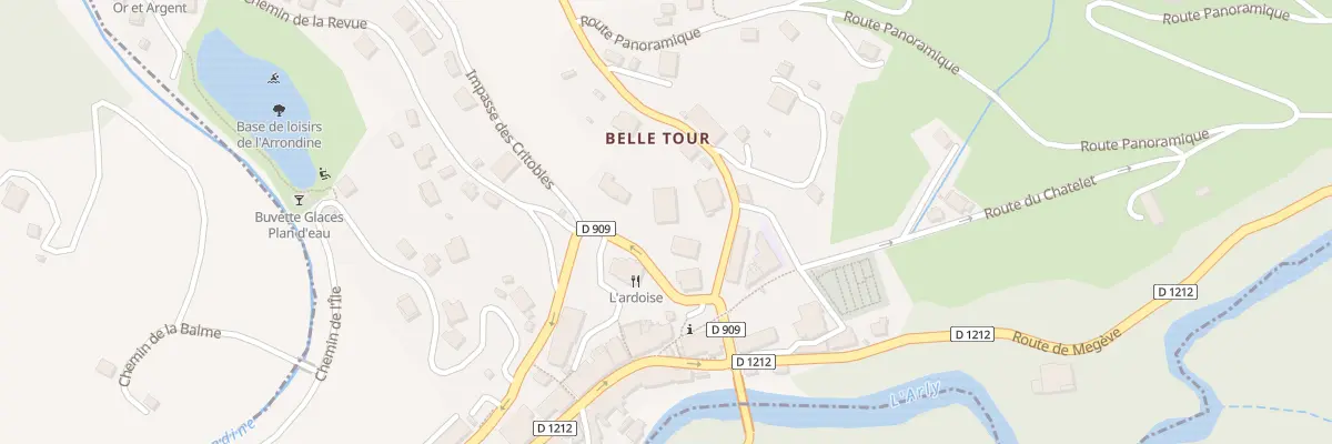 Plan du 5466 Belle Tour à Flumet