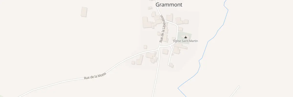 Plan du 2 Rue de la Motte à Grammont
