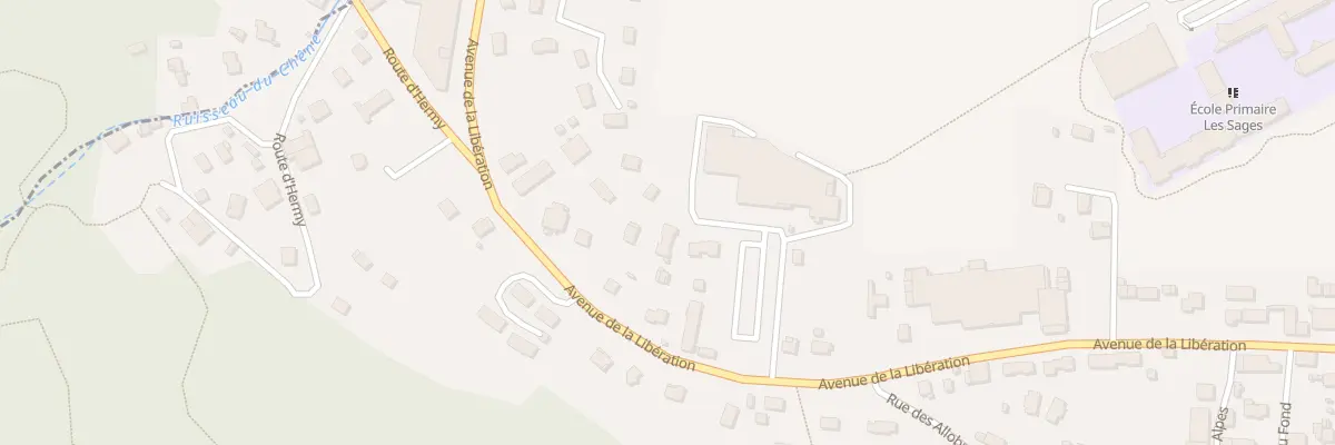 Plan du 843B Av de la Libération à Marnaz