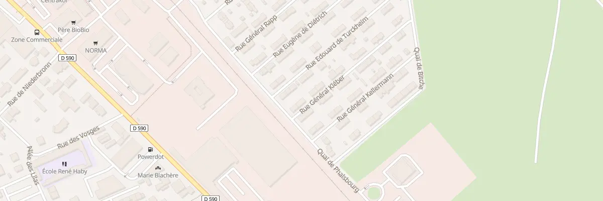 Plan du 3 Rue du General Kleber à Lunéville