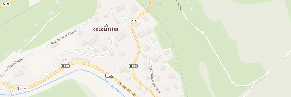 Plan de Colombiere aux Combes