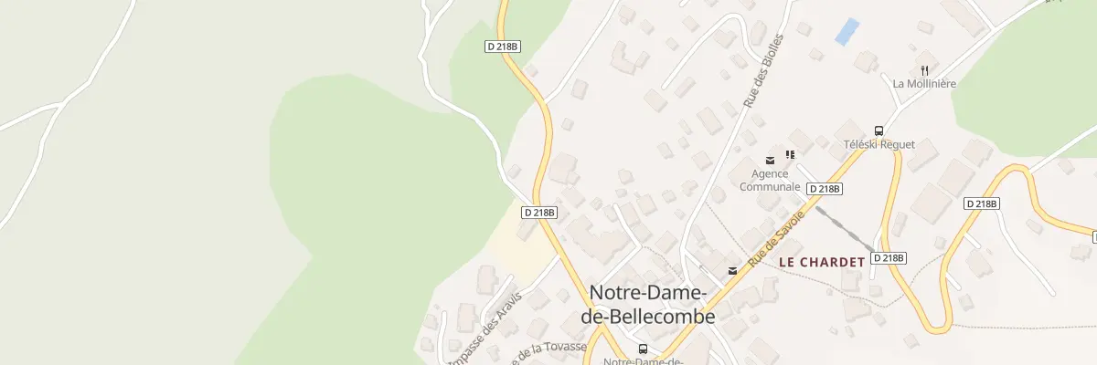 Plan du 182 Rte de Megève à Notre-Dame-de-Bellecombe