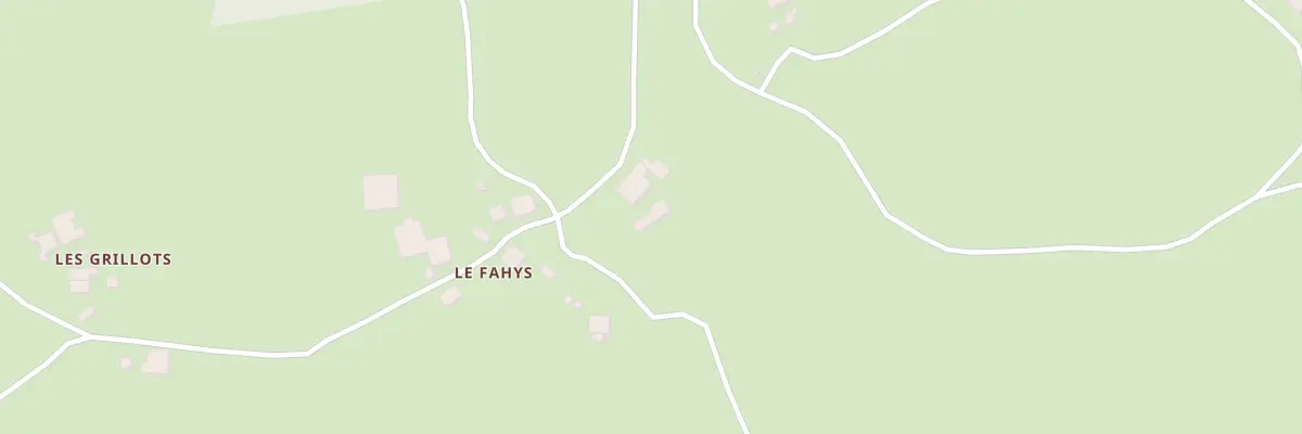 Plan du 601 Le Fahys à Saint-Bresson