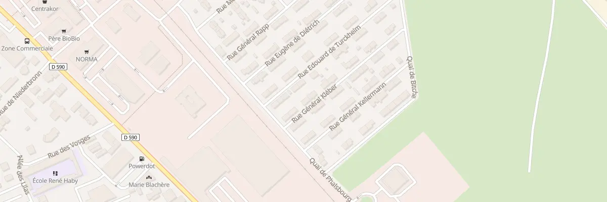 Plan du 5 Rue du General Kleber à Lunéville