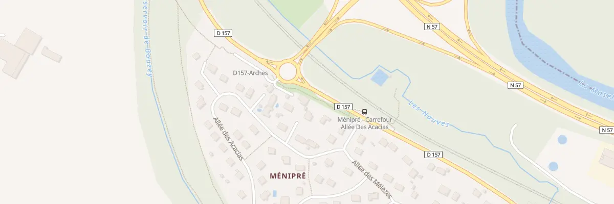 Plan du 57A Rue d’Epinal à Arches