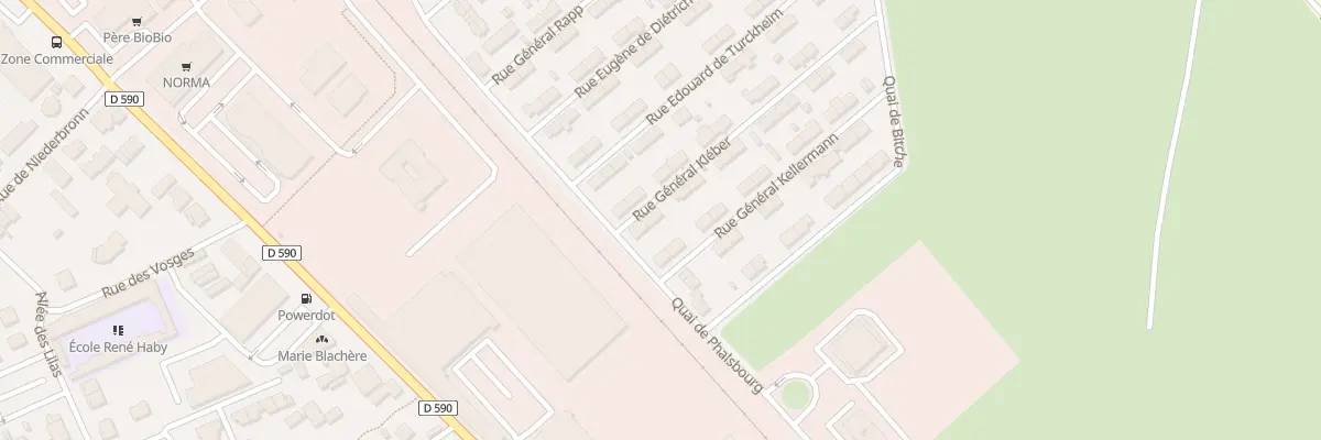 Plan du 4 Rue du General Kleber à Lunéville