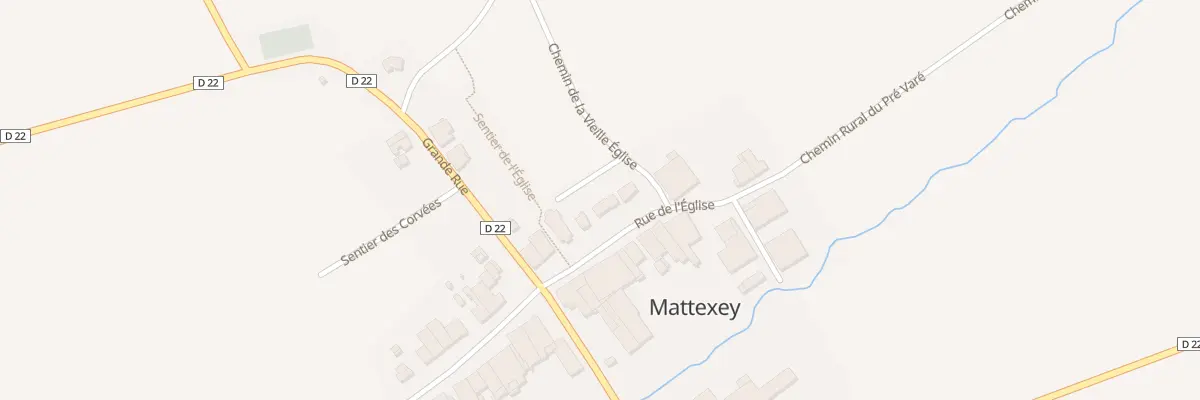 Plan du 18 Rue de l’Eglise à Mattexey