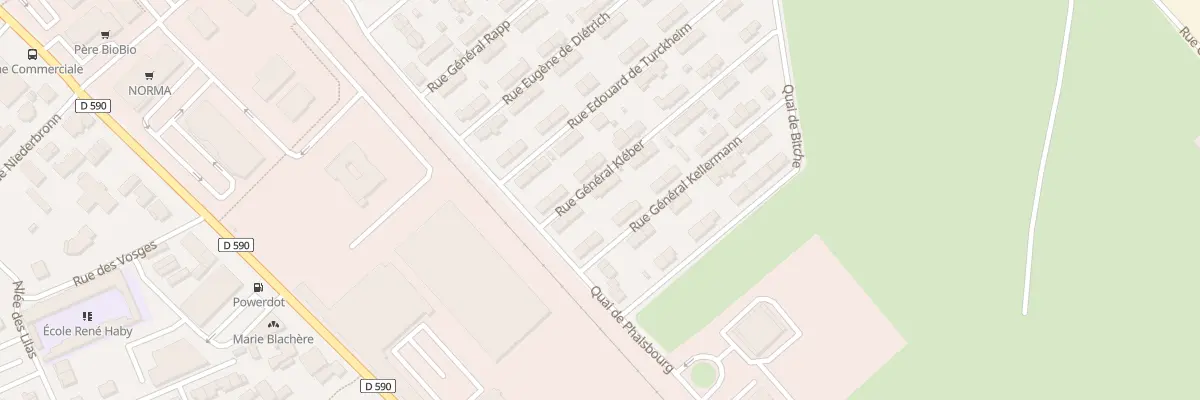 Plan du 6 Rue du General Kleber à Lunéville