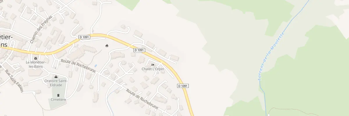 Plan du 917 Rte de Grenoble au Monêtier-les-Bains