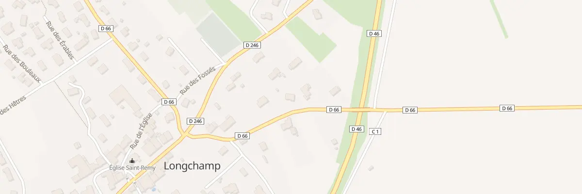 Plan du 207 Rue du Calmant à Longchamp