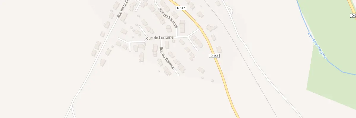 Plan du 9 Rue du Barrois à Gerbéviller