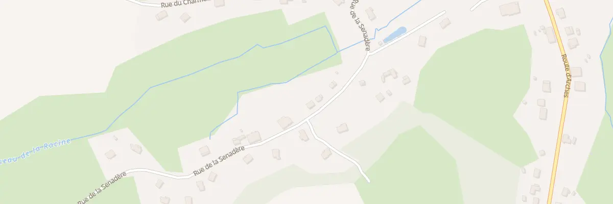 Plan du 20 Rue de la Senadère à Raon-aux-Bois