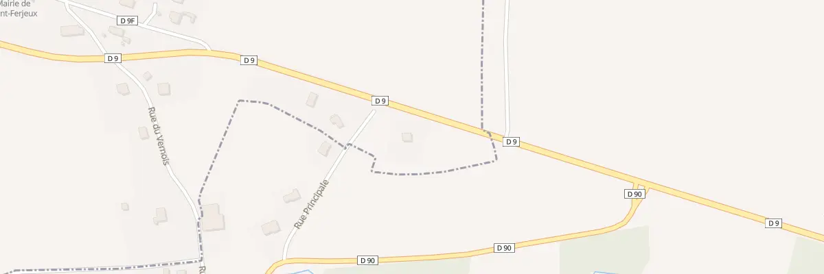 Plan du 1 Rte d’Héricourt à Saint-Ferjeux