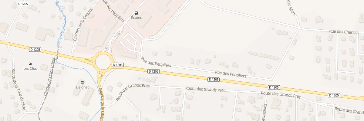 Plan du 241 Rue des Peupliers à Marnaz