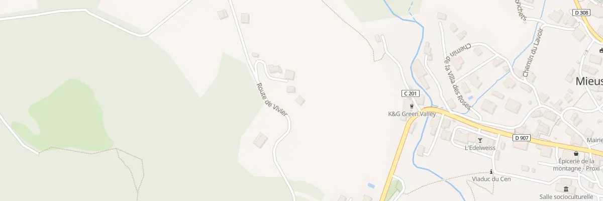 Plan du 450 Rte de Vivier à Mieussy