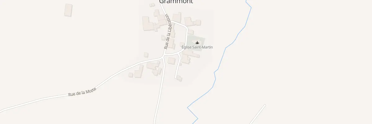 Plan du 4 Pl Saint Martin à Grammont