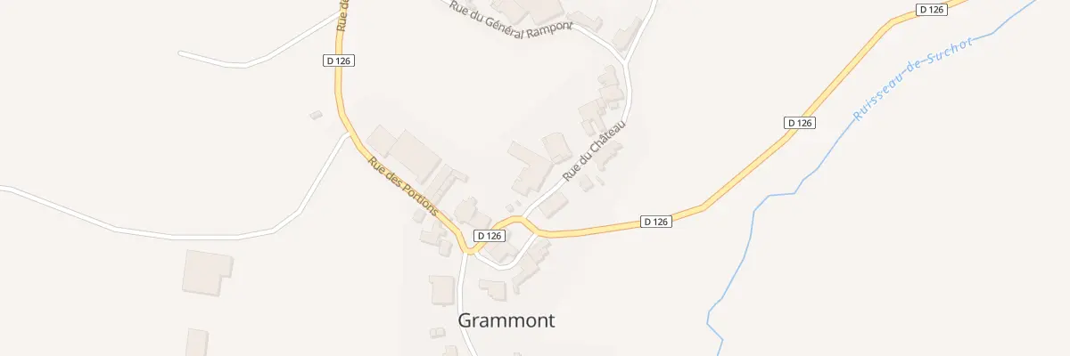 Plan du 1B Rue du Château à Grammont