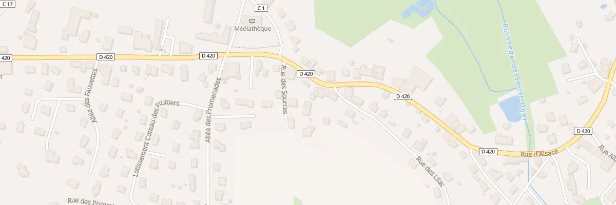 Plan du 11 Rue d’Alsace à Deyvillers