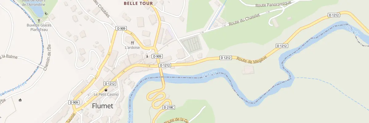 Plan du 66 Rue Haut Bourg à Flumet