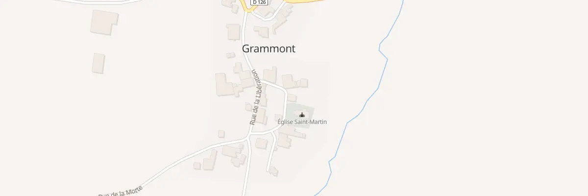 Plan du 3 Rue de l’Eglise à Grammont