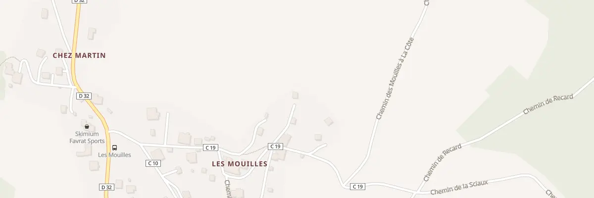 Plan du 347 Rte des Mouilles à Bellevaux