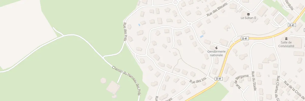 Plan du 13 Rue des Rosiers à Orchamps-Vennes
