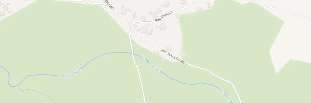 Plan du 1 Rue de les Fessey à Sainte-Marie-en-Chanois