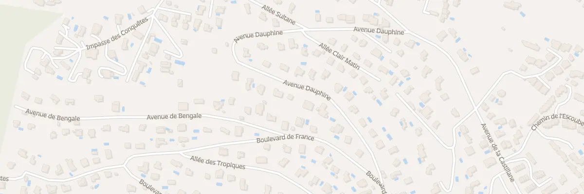 Plan du 74 Av Dauphine à Cavalaire-sur-Mer