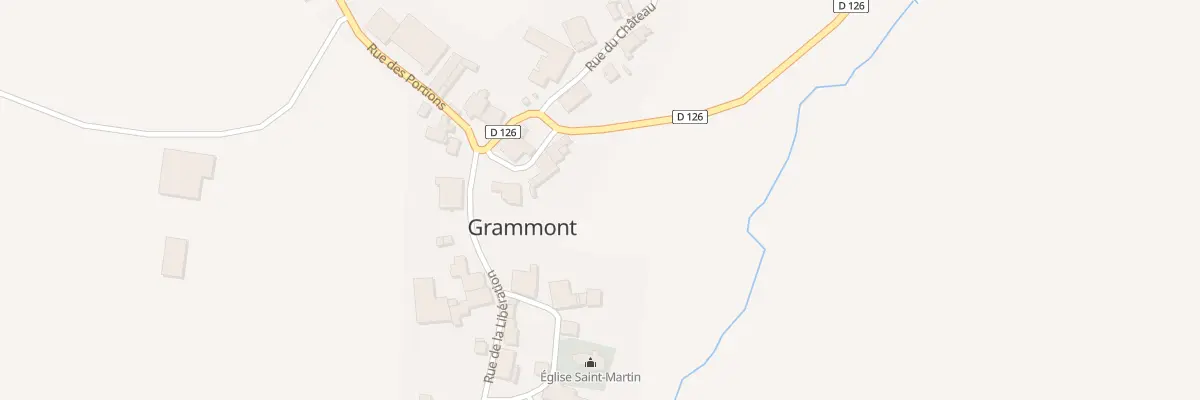 Plan du 8 Rue du Pre sous la Ville à Grammont