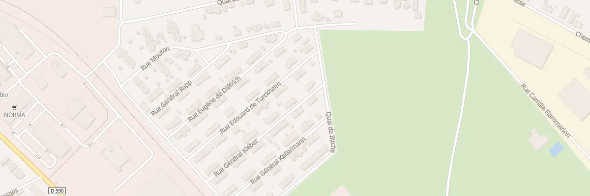Plan du 19 Rue du General Kleber à Lunéville