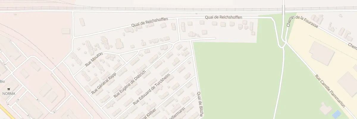 Plan du 23 Rue Edouard de Turckheim à Lunéville