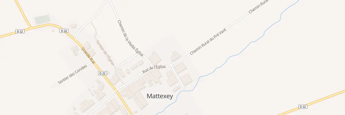 Plan du 30 Rue de l’Eglise à Mattexey