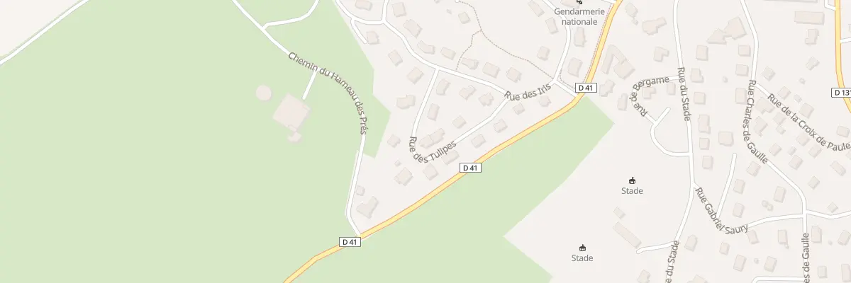 Plan du 4 Rue des Tulipes à Orchamps-Vennes