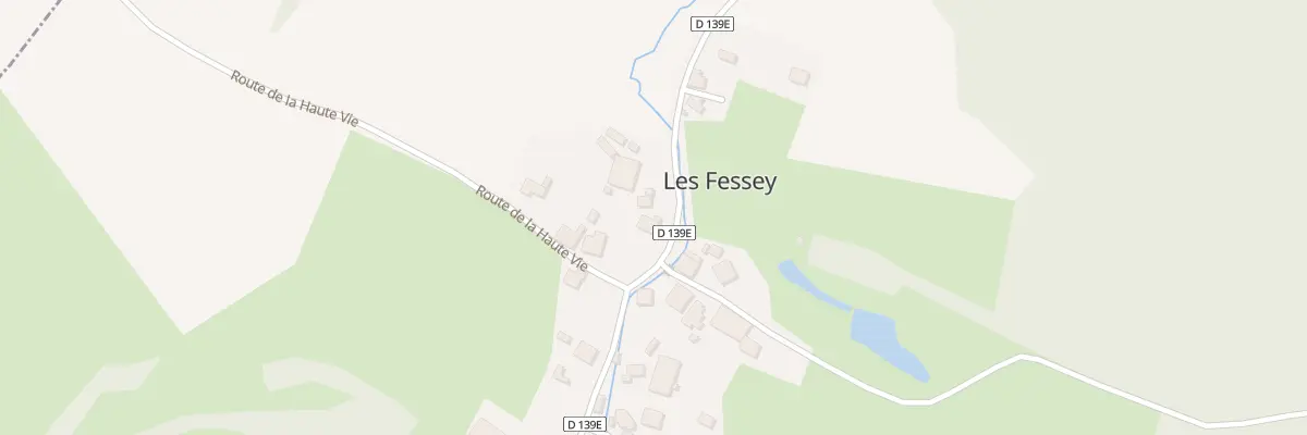 Plan du 9 Rue de la Mairie aux Fessey