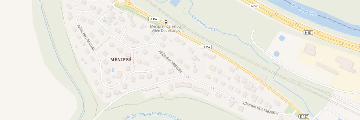 Plan du 24 All des Mélèzes à Arches