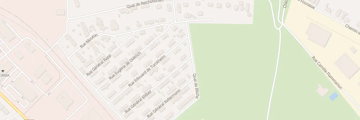 Plan du 21 Rue du General Kleber à Lunéville