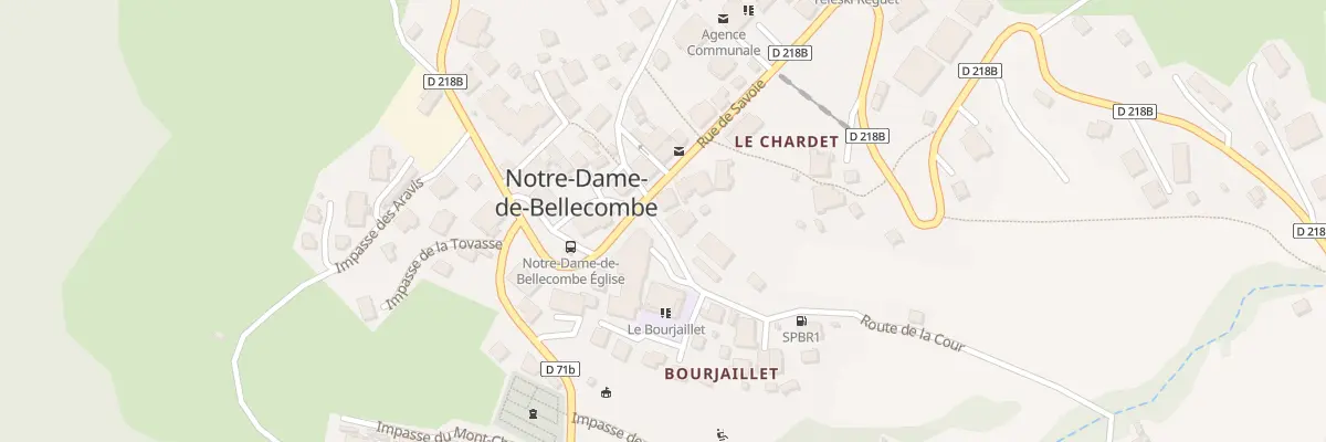 Plan du 23 Rte de la Cour à Notre-Dame-de-Bellecombe