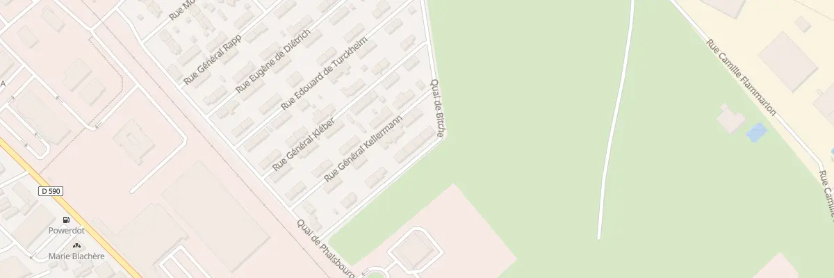 Plan du 13 Quai de Bitche à Lunéville