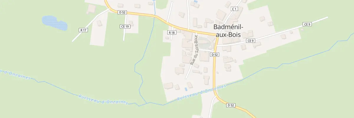 Plan du 8 Rue du Saint-bout à Badménil-aux-Bois