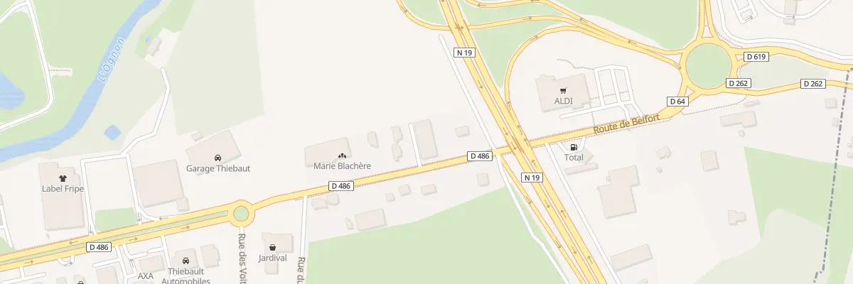 Plan du 21 Rte de Belfort à Lure