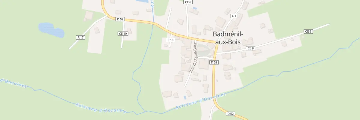 Plan du 6 Rue du Saint-bout à Badménil-aux-Bois