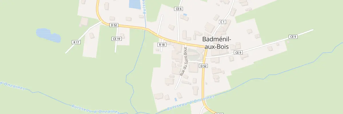 Plan du 4 Rue du Saint-bout à Badménil-aux-Bois