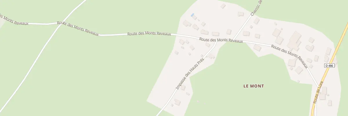 Plan du 21B Rte des Monts Revaux à Saint-Germain