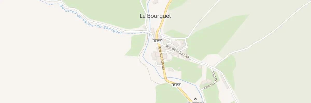 Plan du 5020 Le Village au Bourguet