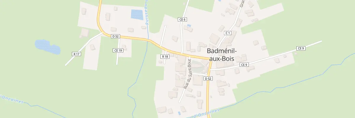 Plan du 2 Rue du Saint-bout à Badménil-aux-Bois