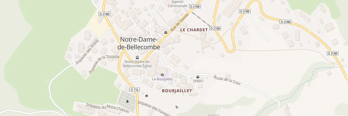 Plan du 53 Rte de la Cour à Notre-Dame-de-Bellecombe